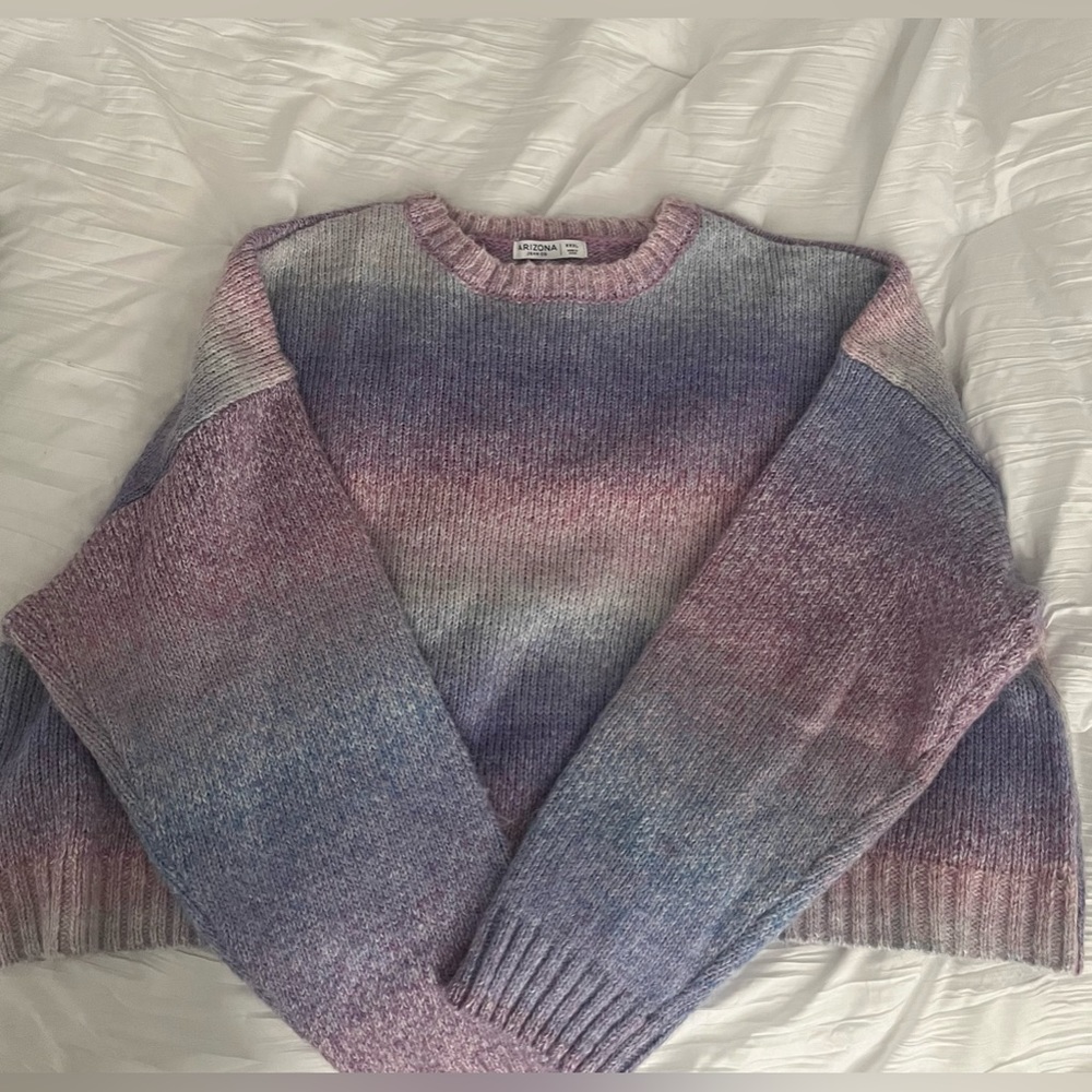 oversized pastel knit sweater